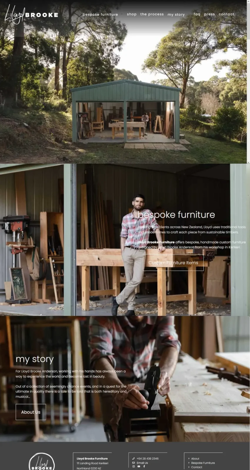 Screenshot Lloydbrookefurniture Co Nz Full 2024 05 03